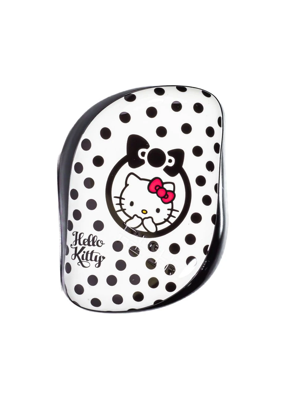 Расчёска-выпрямитель для волос с крышкой Salon, Hello Kitty чёрно-белая Salon Professional (336961322)