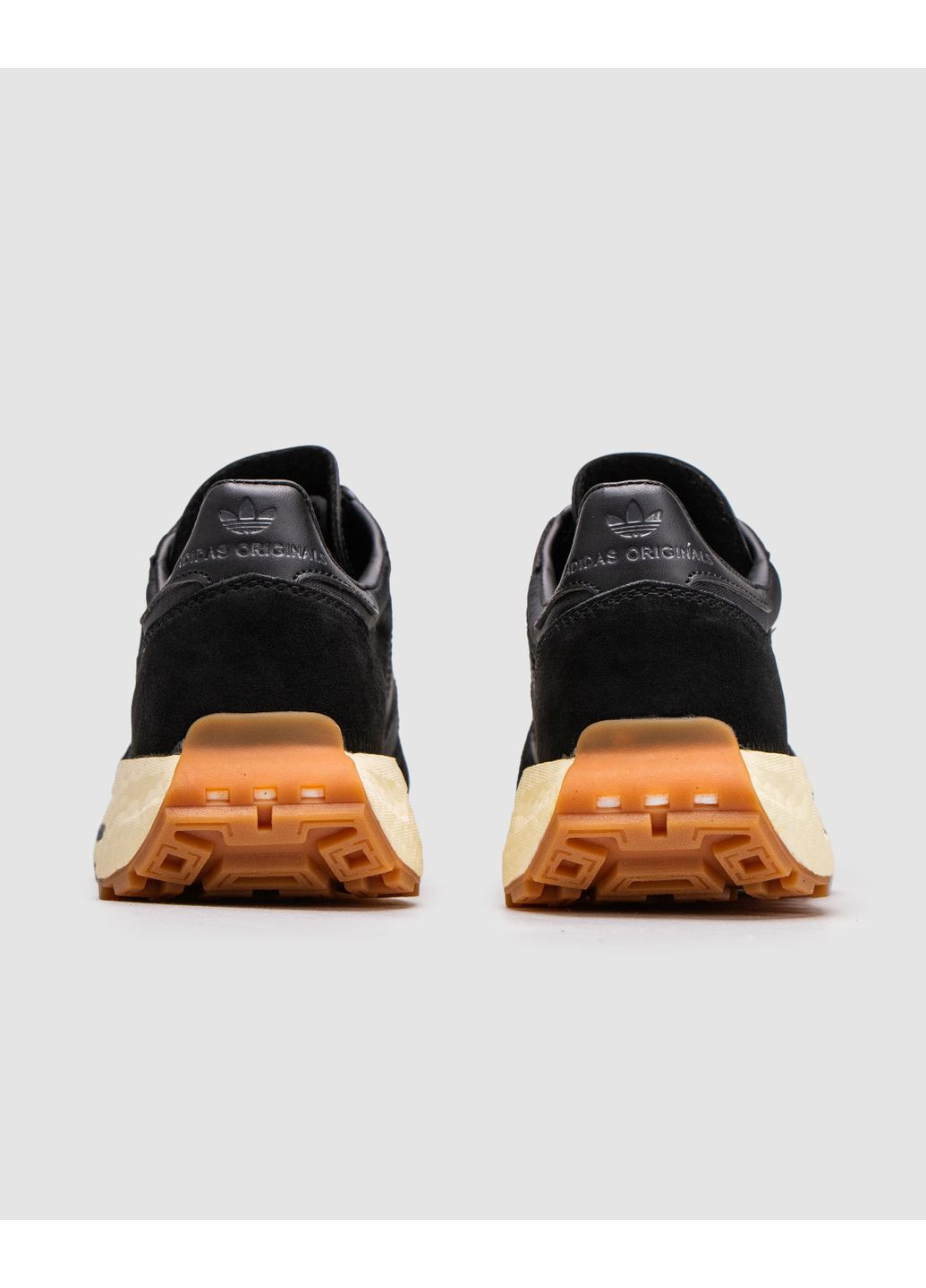 Черные демисезонные кроссовки мужские adidas retropy e5 black gum адидас ретропи е5 No Brand