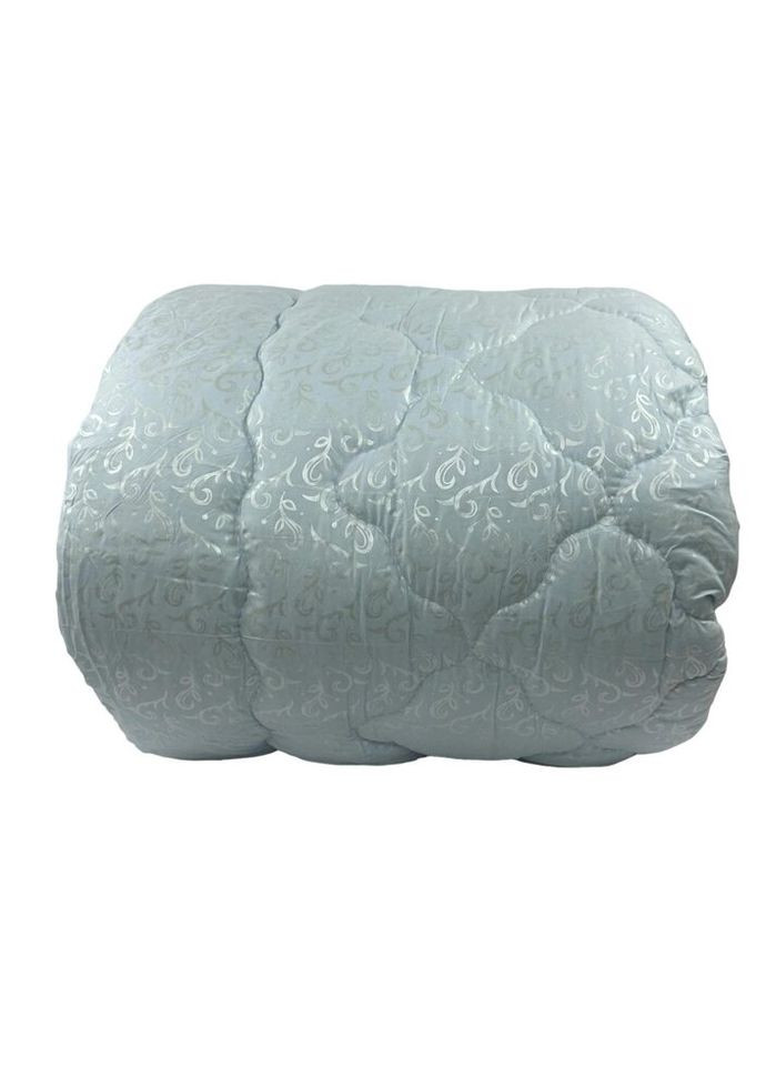 Ковдра двоспальна закрита Завиток 20369 175х215 см блакитна Arda (335583783)