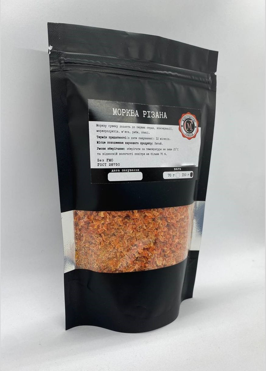 Морква різана Міністерство Спецій, 150г No Brand (305078408)