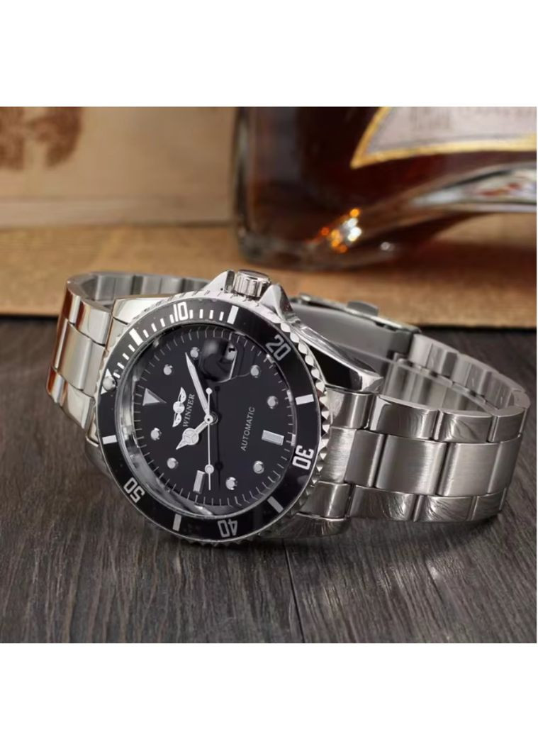 Basel Deluxe, 2 ремешка механический классический Winner (361660381)