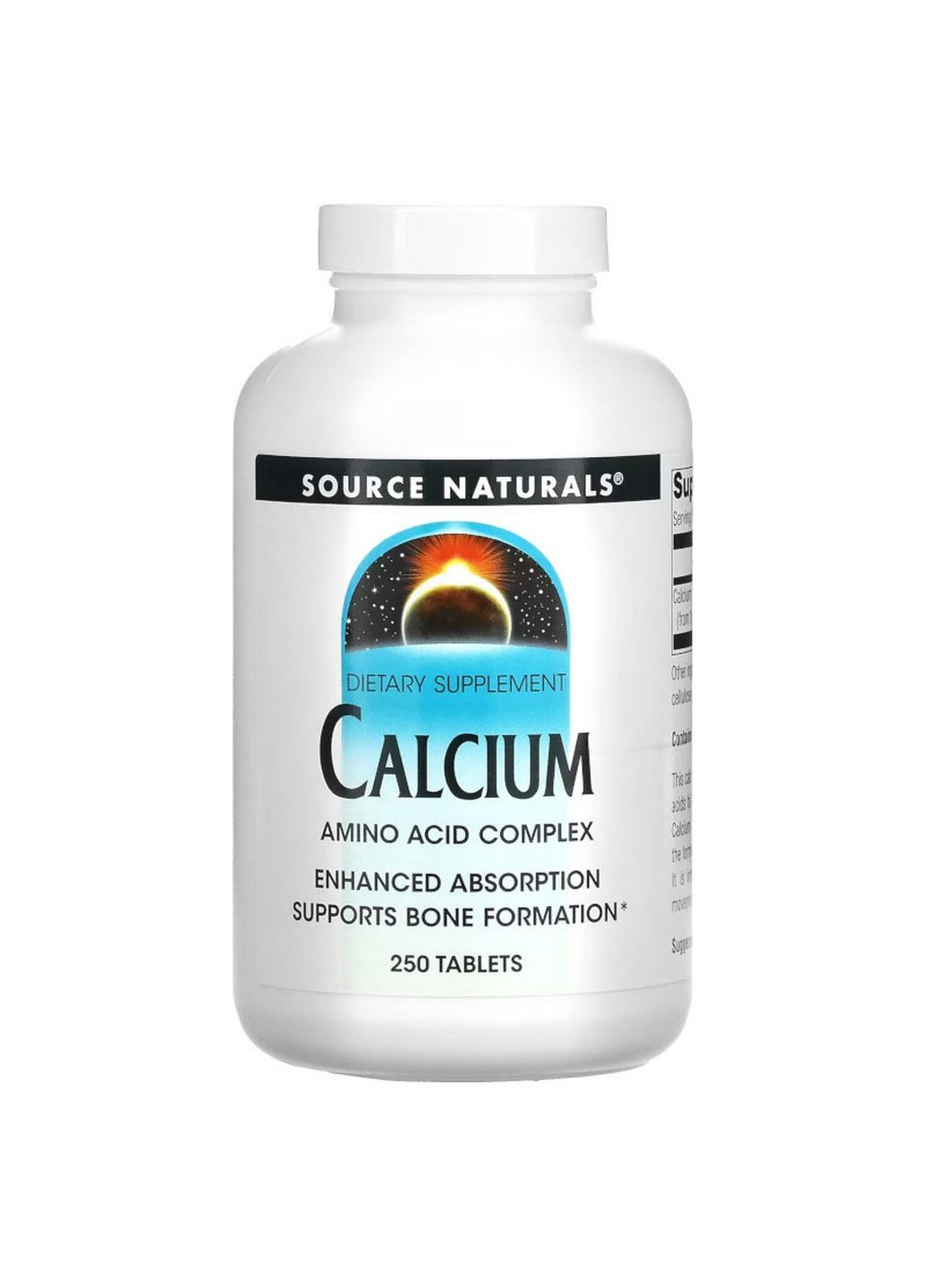 Витамины и минералы Calcium, 250 таблеток Source Naturals (293342825)