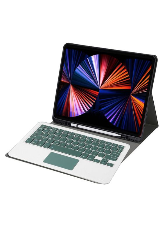 Чохол з бездротовою клавіатурою (TouchPad) для Apple iPad Pro 12.9 (2020/2021/2022) Dark Green (712383) BeCover (341490788)