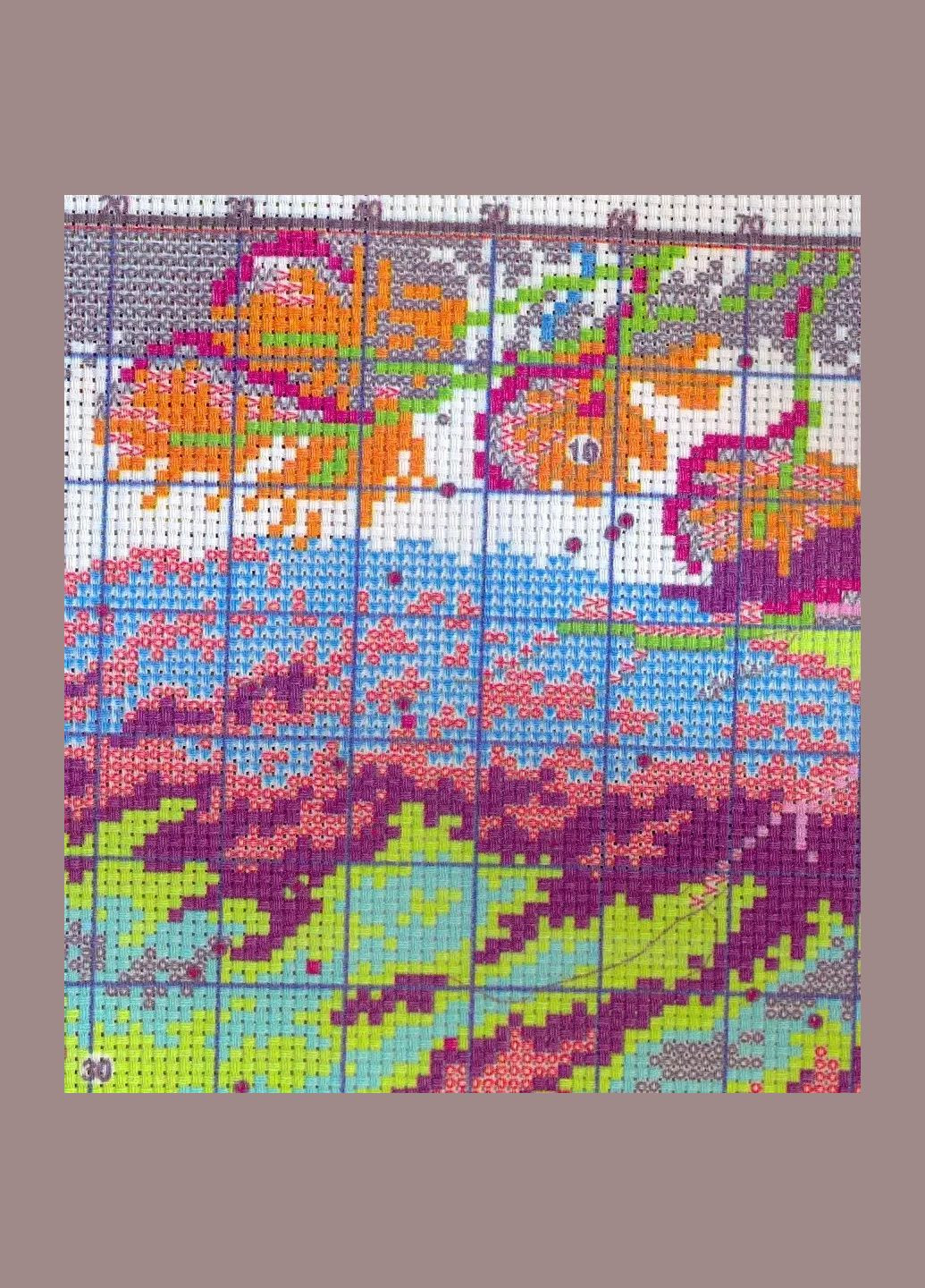 Набор для вышивания по нанесённой на канву схеме "An overlooking Eagle ". AIDA 14CT printed, 44*52 см Joy Sunday (313614327)