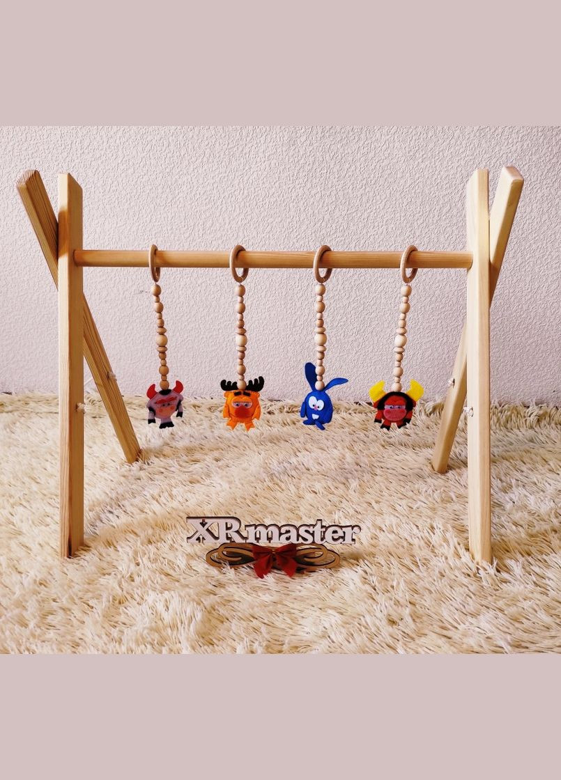 Мобіль дитячий, підлоговий, Бебі Джим + комплект підвісок Смішні герої No Brand (316257143)