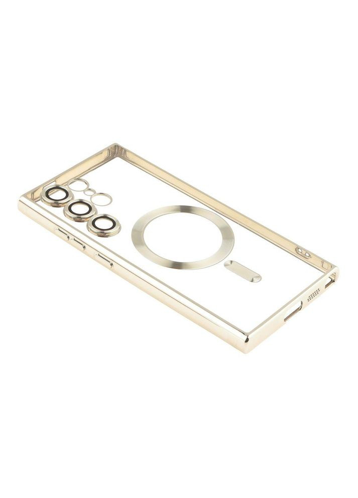 Чехол TPU Metallic with Magsafe для Samsung Galaxy S24 Ultra (S928) Purple Wave (315871668)