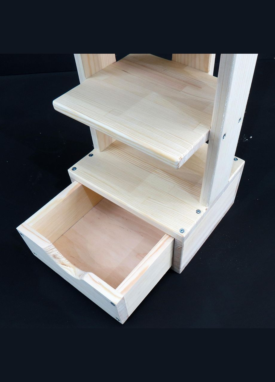 Полиця для взуття з дерева Бувре 7 бланже (ПДО-701901) No Brand (327849006)