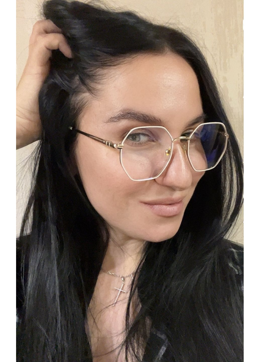 Трендовые очки для зрения чтение восмиугольник +3.00 БлюБлокер Антиблик Fabia Monti (368769933)