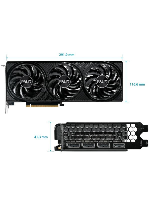 Видеокарта GeForce RTX 5060 Ti Infinity 3 OC 16GB 128bit 2407/28000 MHz (NE7506TS19T1-GB2061S) Palit (340405120)
