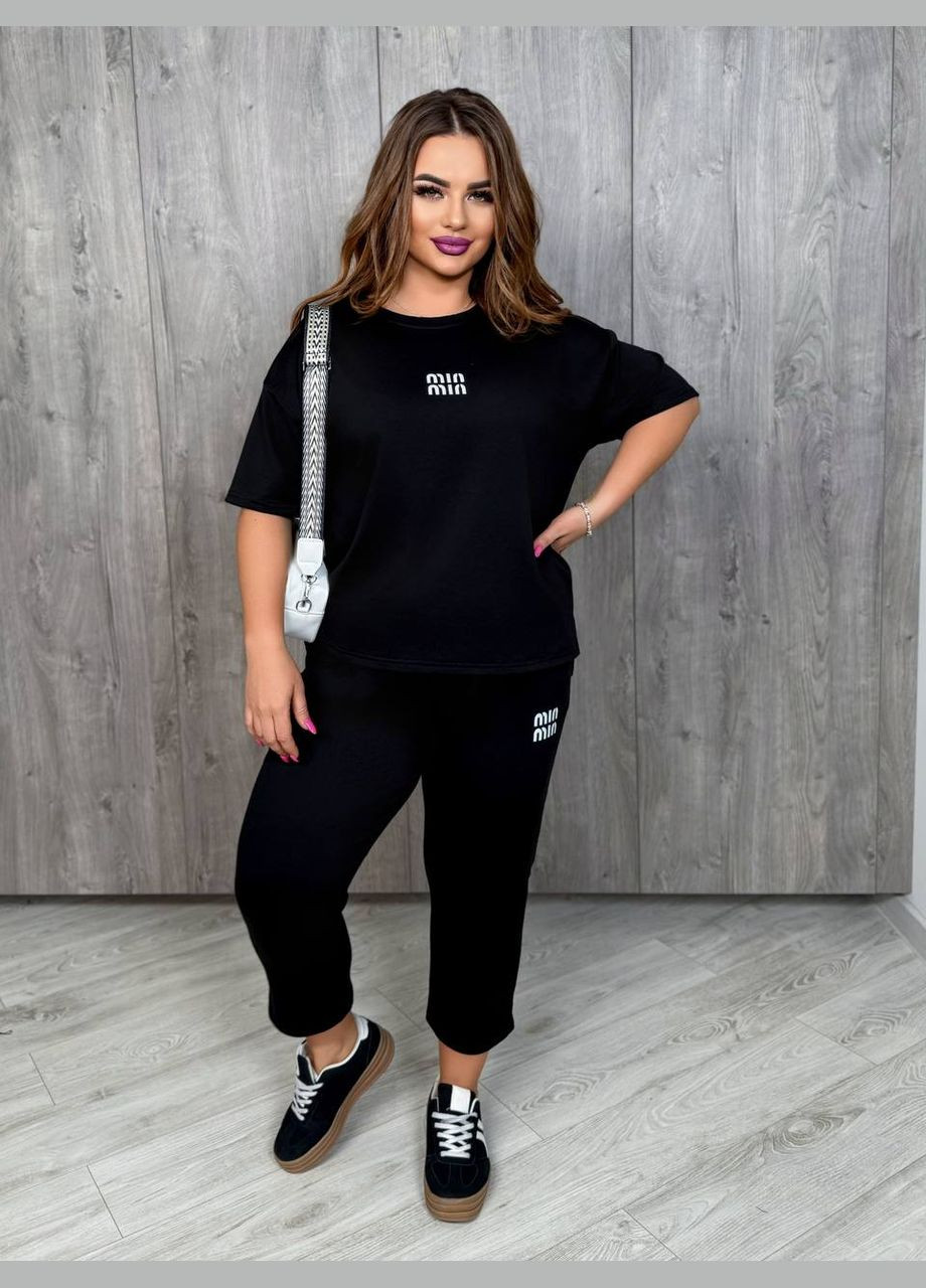 Жіночий костюм вільна кофта з укороченими штанами/бриджами Style Point (334101188)