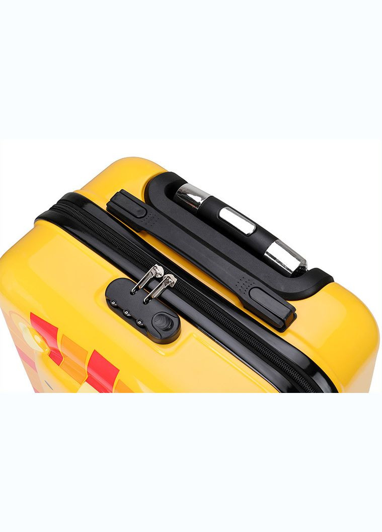 Детский чемодан Лев на 4 колесиках 40 литров с кодовым замком, цвет оранжевый H&H (298401028)