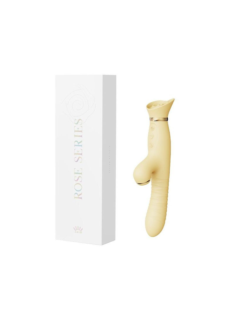 Пульсатор-вибратор с вакуумной стимуляцией клитора Zalo - ROSE Thruster Lemon Yellow No Brand (366877214)
