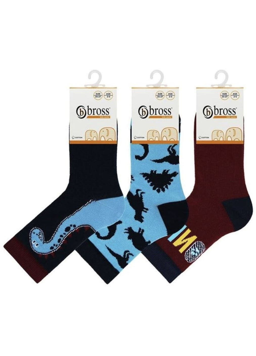 Носки 3 Шт. 5571@3 Mix Bross (322561159)