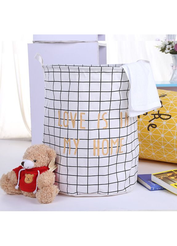 Корзина для игрушек 40х50 см Белая сетка No Brand (367959568)