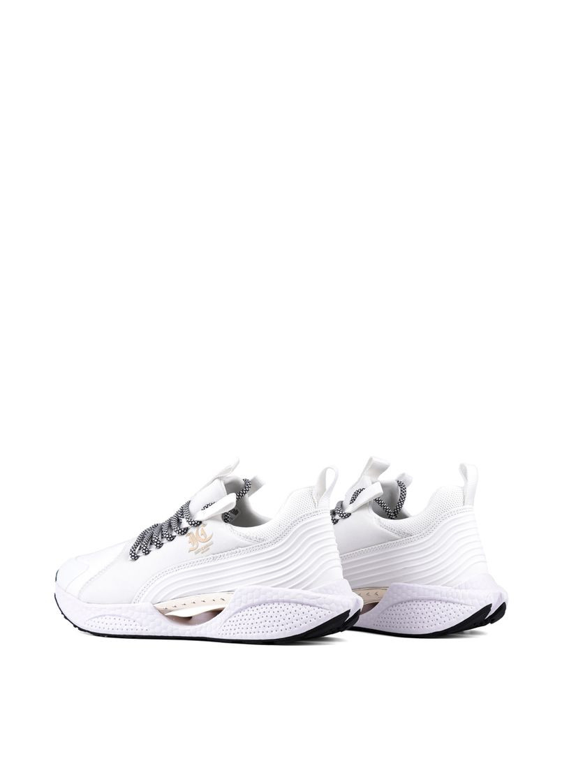 Белые всесезонные женские кроссовки 76ra3sh2 белый экокожа Just Cavalli