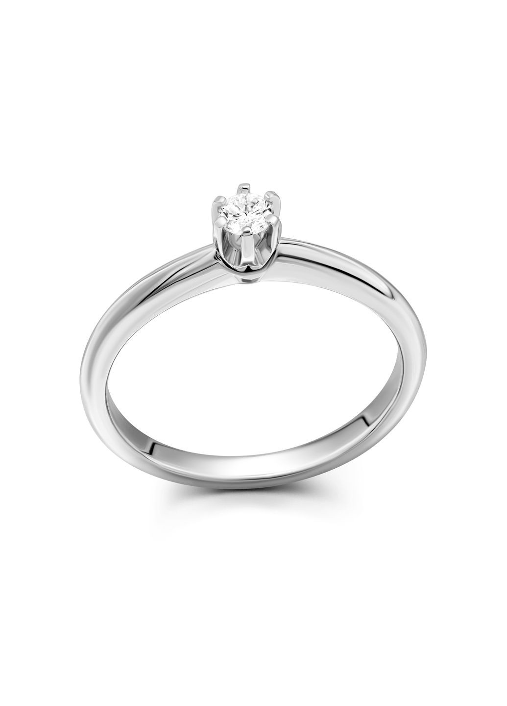 Каблучка з діамантом в білому золоті 1К464ДК-0048. Zarina (333833880)