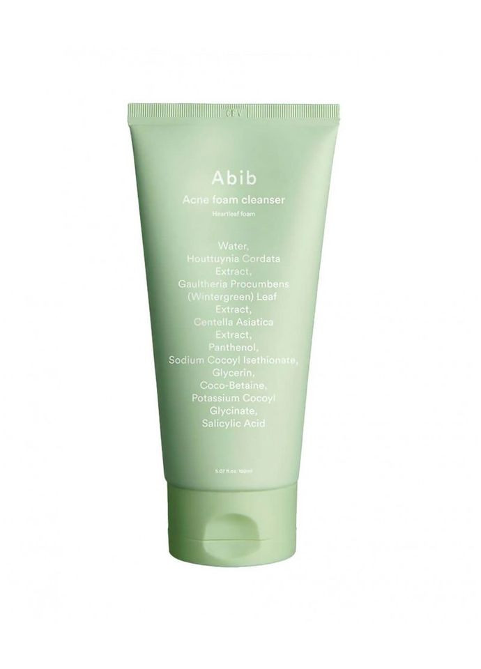 Очищающая пена для кожи из акне Acne Foam Cleanser Heartleaf Foam, 150 мл Abib (316395647)