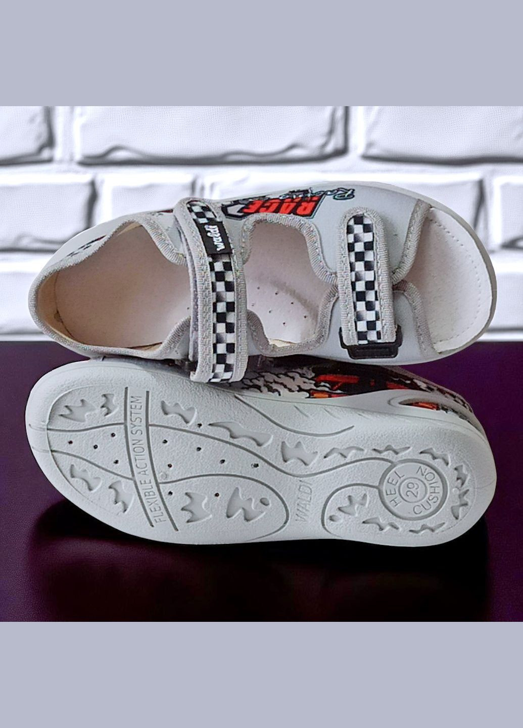 Ортопедичні відкриті тапочки капчики текстильні босоніжки на липучках валді Тарас Waldi (338226288)