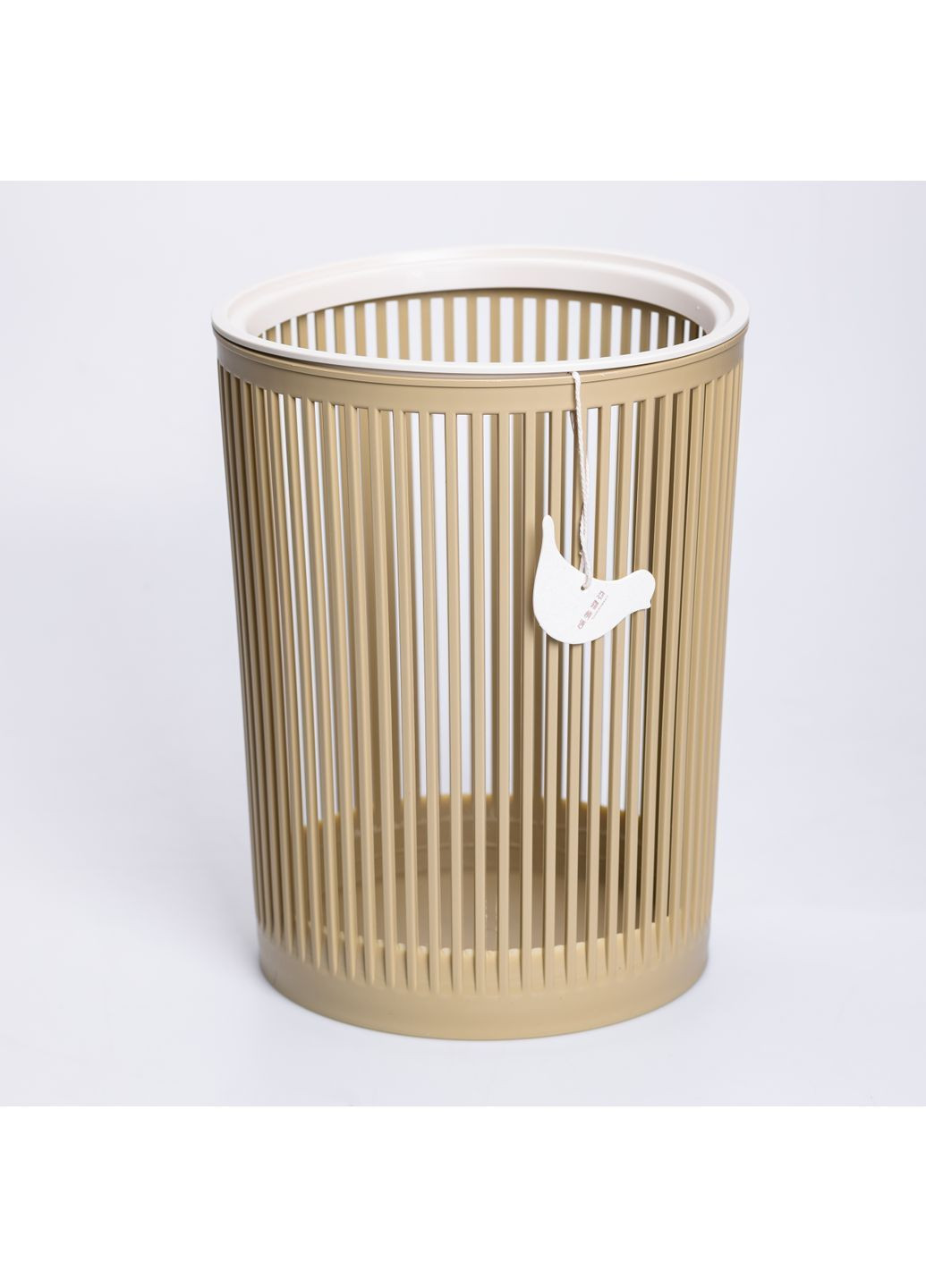 Корзина для мусора пластиковая 12 л, светло-коричневый HP-45-8OL No Brand (362305074)