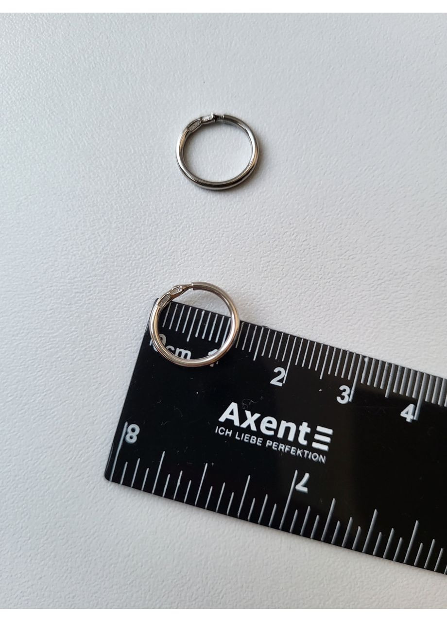 Серебряное кольцо кольца Конго 10 мм поштучно (пара оптовая цена) Родованное серебро 925 пробы 5001р No Brand (306742942)