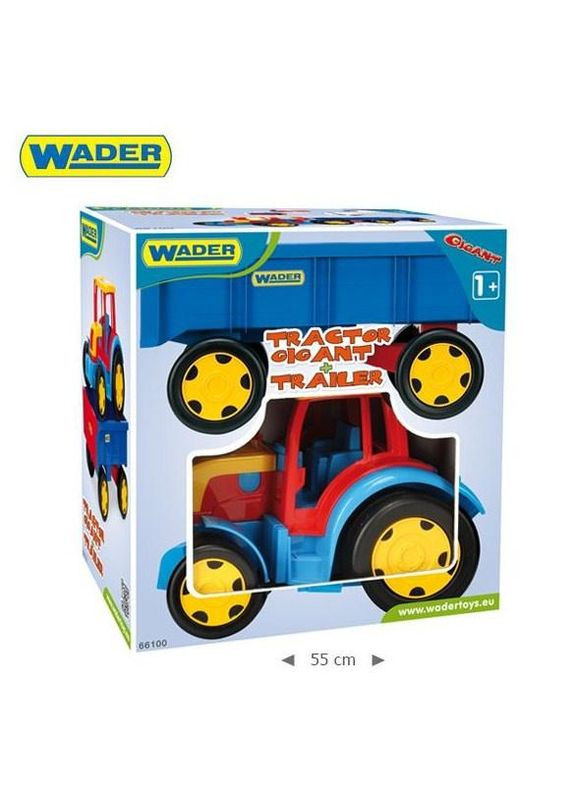 Трактор Гигант с прицепом Wader 66100 (328394744)