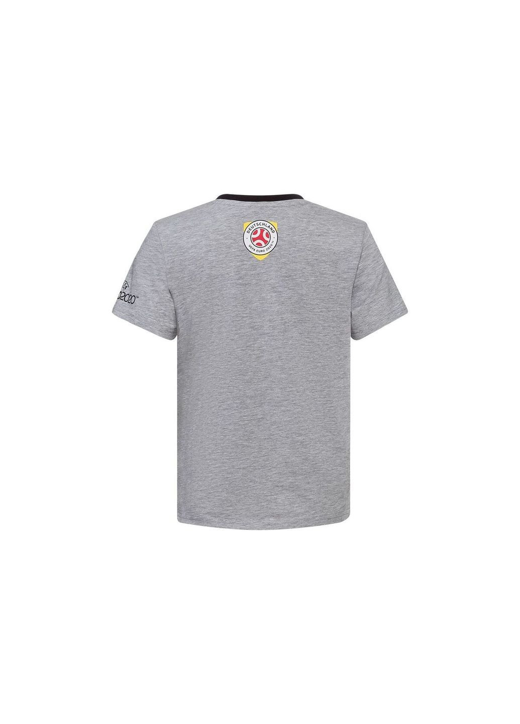 Сіра демісезонна футболка німеччина / deutschland для хлопчика 329637 сірий Pepperts