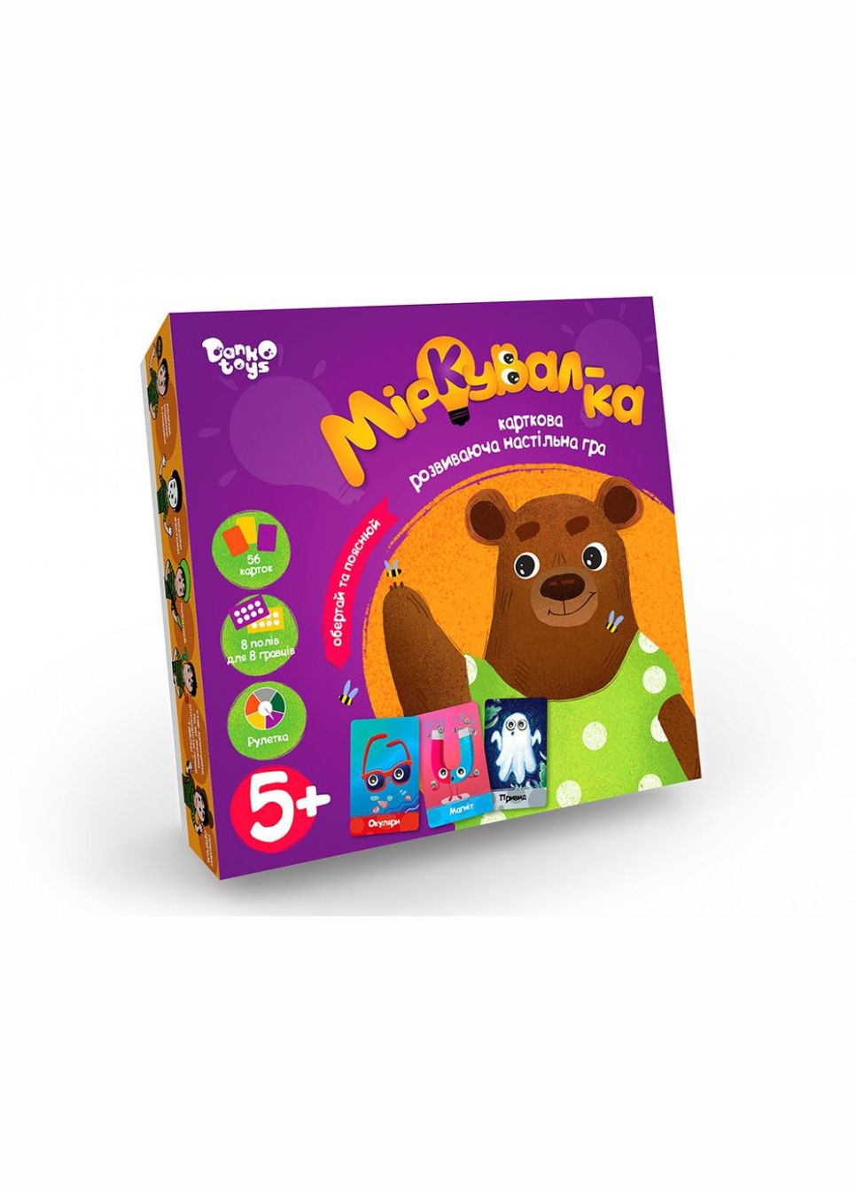 Настільна гра "Міркувал-ка" GSO-01-01U укр. мовою Danko Toys (306435641)
