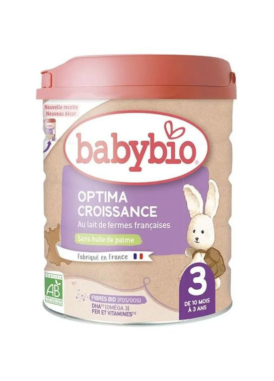 Органічна молочна суміш Optima 3, 800 г BabyBio 58033 (328308771)