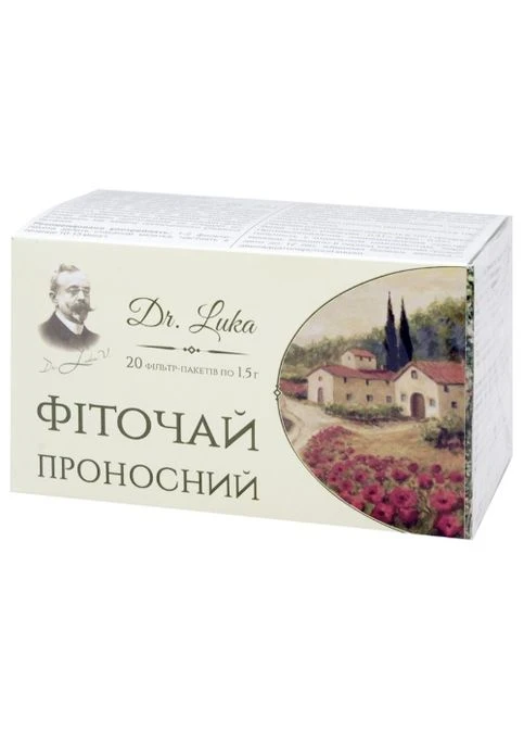 Dr.Luka Фіточай Проносний 1,5 g Х 20 фільтр-пакетів Dr. Luka (389741815)