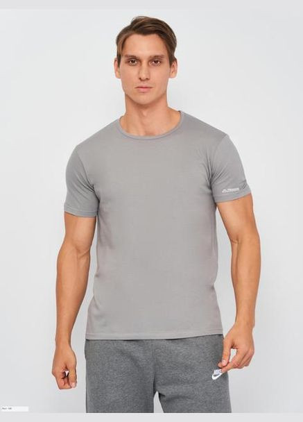 Серая футболка t-shirt mezza manica girocollo серый Kappa