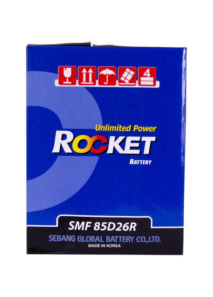 Автомобильный аккумулятор Japan 6СТ-80Ah Аз 670A (CCA) SMF 85D26R Rocket (349807198)