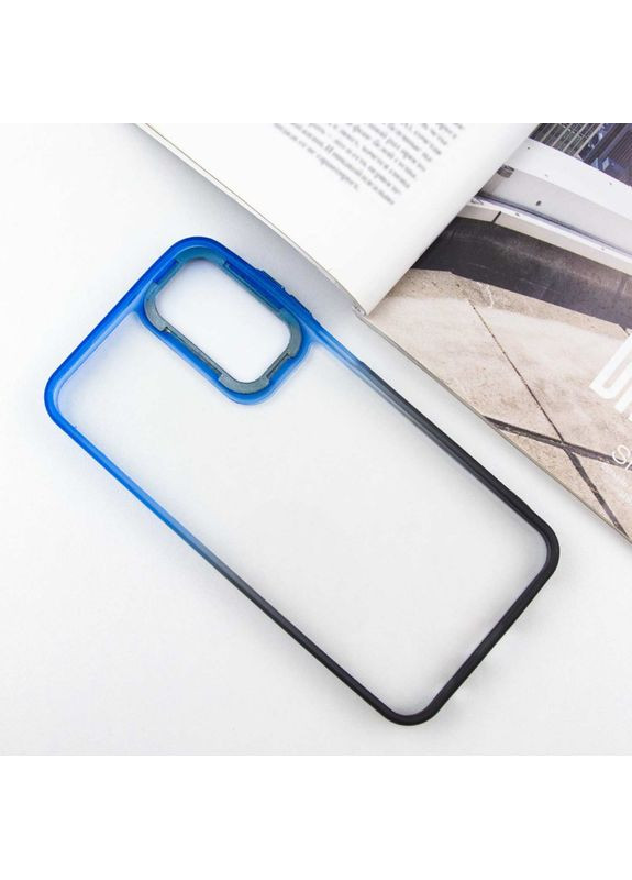 Чохол TPU+PC Fresh sip series для Samsung Galaxy A25 5G Чорний / Синій No Brand (360879162)