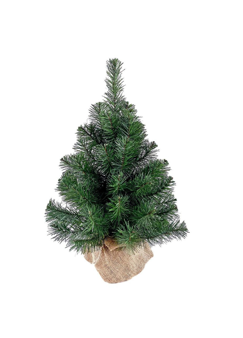 Ялинка Classic в мішковині 50 см зелена HVOYA (370161897)