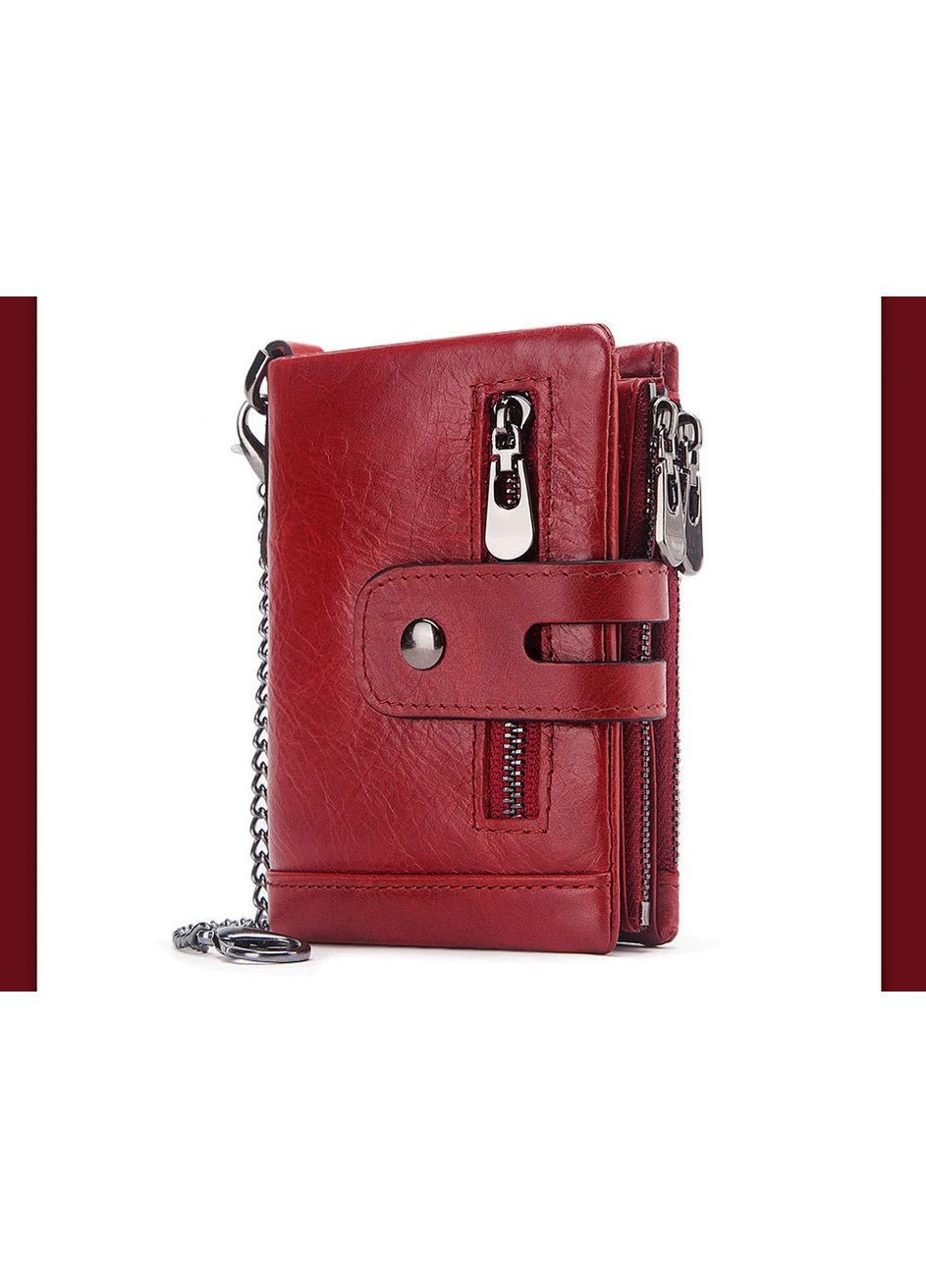 Кошелек женский кожаный красный модный Me 3zam-Red (363555559)