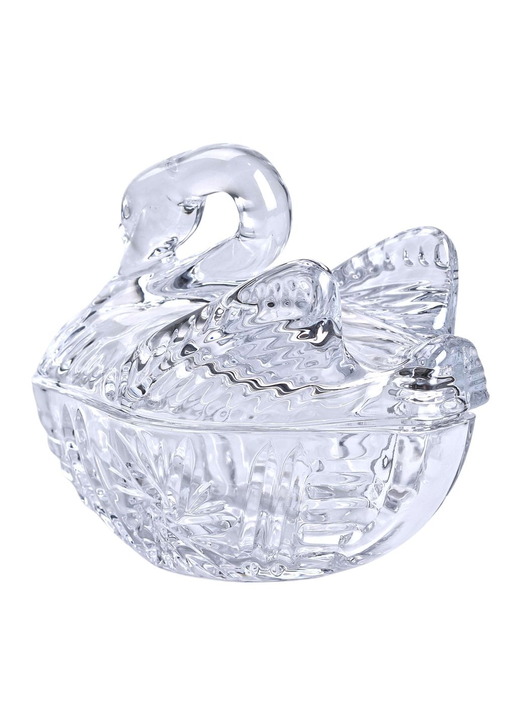 Сахарница Yiwu стеклянная фигурная 14*9*11 см прозрачная HP-YH-40 No Brand (360977677)