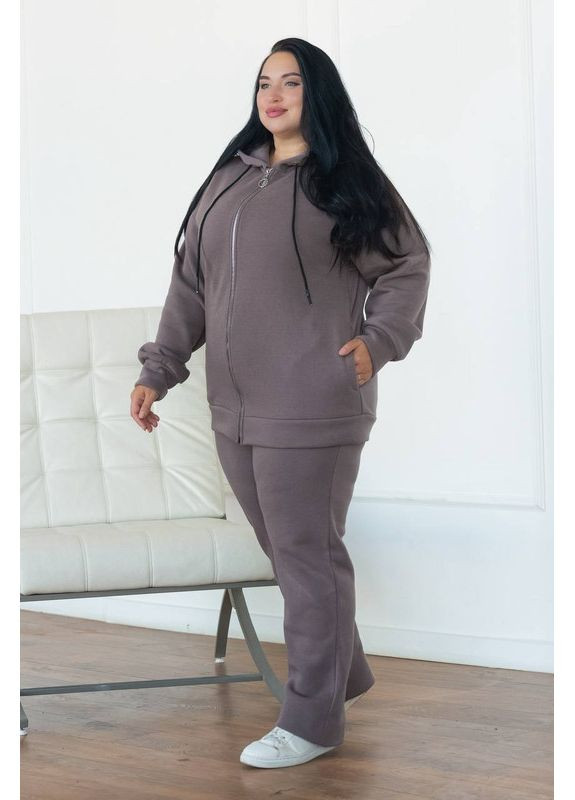 Костюм спортивный женский трёхнитка с начёсом Регу No Brand (362135963)