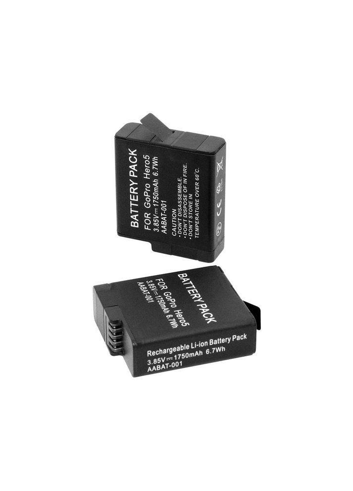 Аккумулятор AABAT-001 (аналог на 1750 ma) для Hero 5, 6, 7 GOPRO (369558651)
