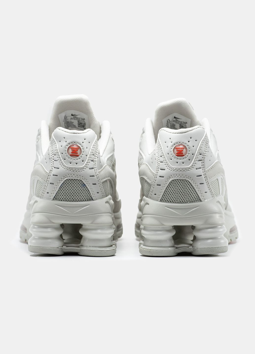 Серые демисезонные кроссовки мужские и женские nike shox ride 2 sp supreme grey orange | найк шокс райд серые No Brand