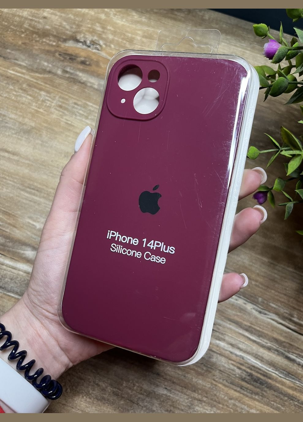 Чехол на iPhone 14 Plus квадратные борта чехол на айфон silicone case full camera на apple айфон Brand iphone14plus (293942672)