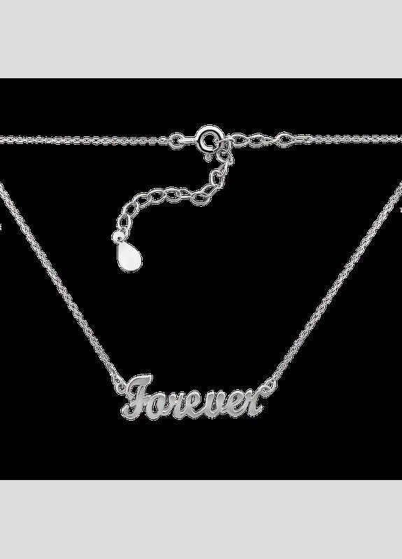 Колье серебряное Forever без камней Каштан (342334600)