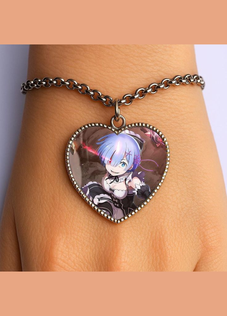 Браслет Аніме Життя в альтернативному світі з нуля #009 (серце) No Brand (329331614)
