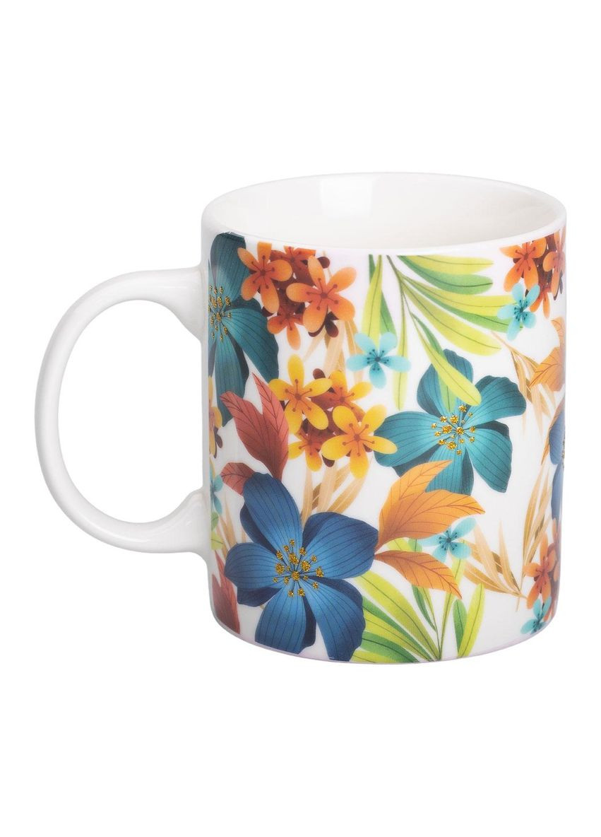 Кухоль керамічний з малюнком 400 (мл) для чаю й кави No Brand (369472962)