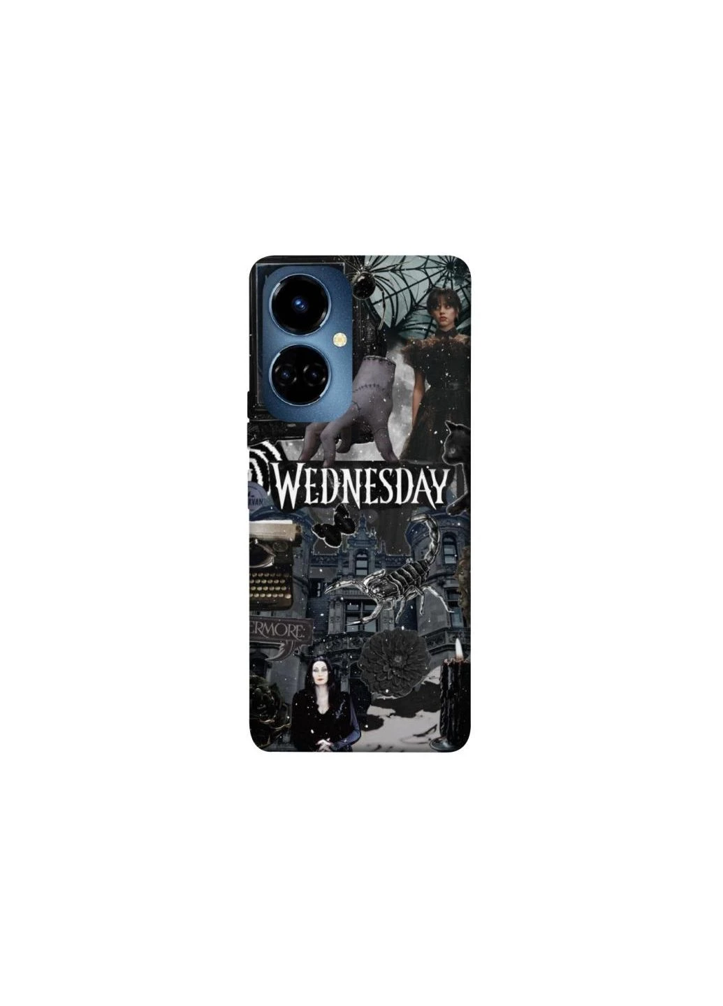 Чохол на TECNO Camon 19 Pro Wednesday Collage ver.2 Frontalka (354678490)