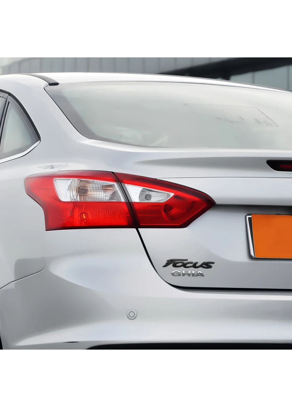 Эмблема надпись FOCUS для FORD черная 168х27 мм металл (на скотче) Ford Motor Company (369611763)