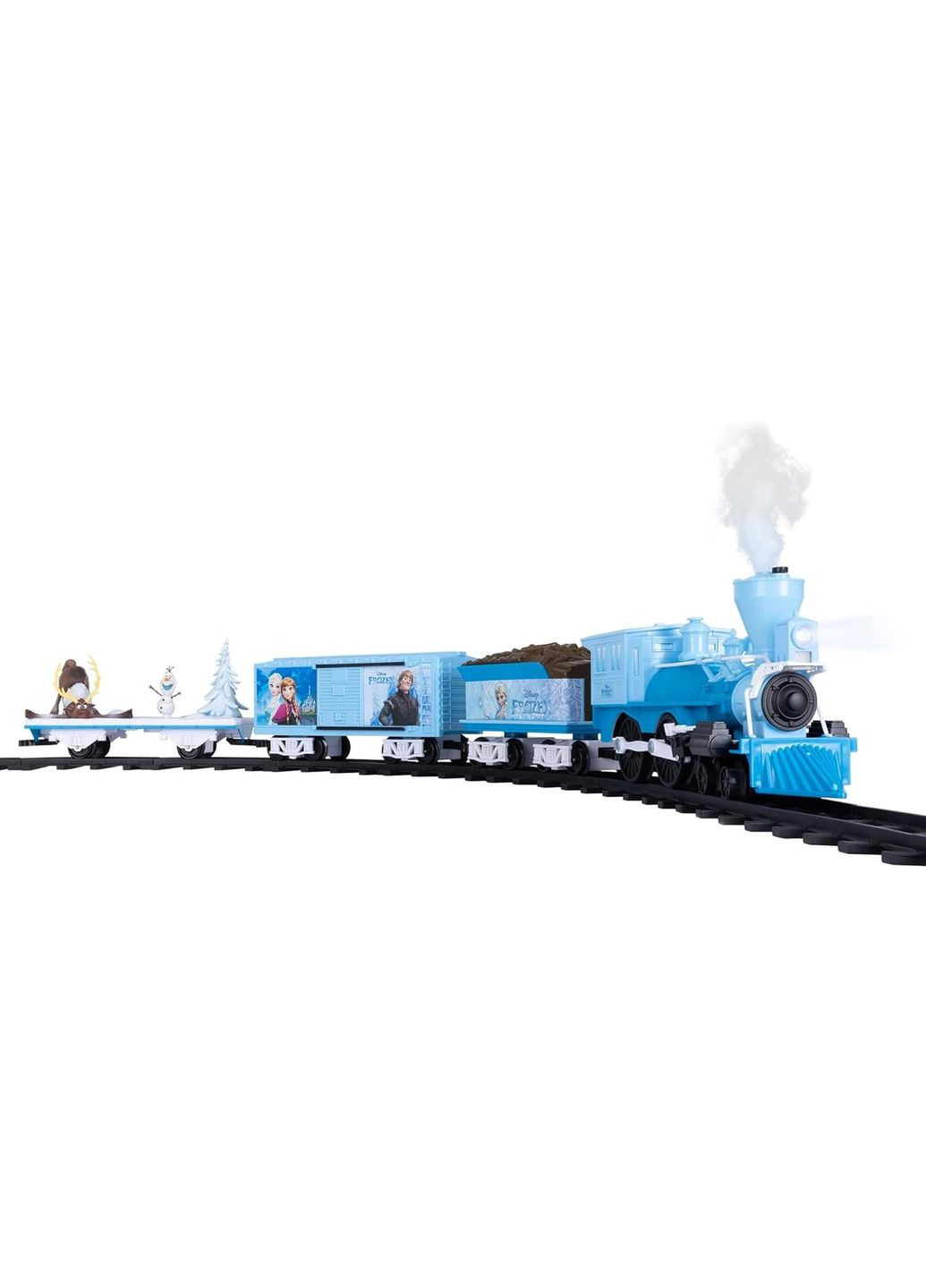 Железная дорога Disney Frozen Train Set Дисней Ледяное сердце с Bluetooth, звуками, светом и паром Lionel (365251719)