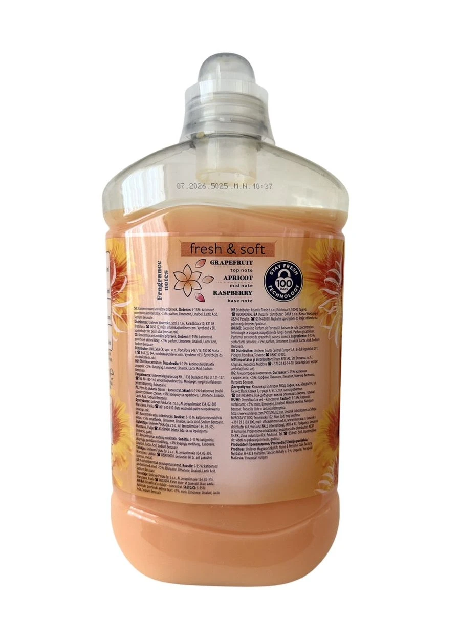 Кондиціонер для білизни Orange Rush Цитрус, 1.7 л (68 прань) Coccolino (341538433)