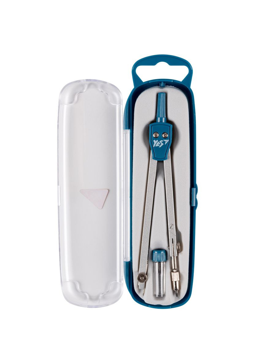 Циркуль в футляре с запасными грифелями 220094 3 предмета Yes (364102841)