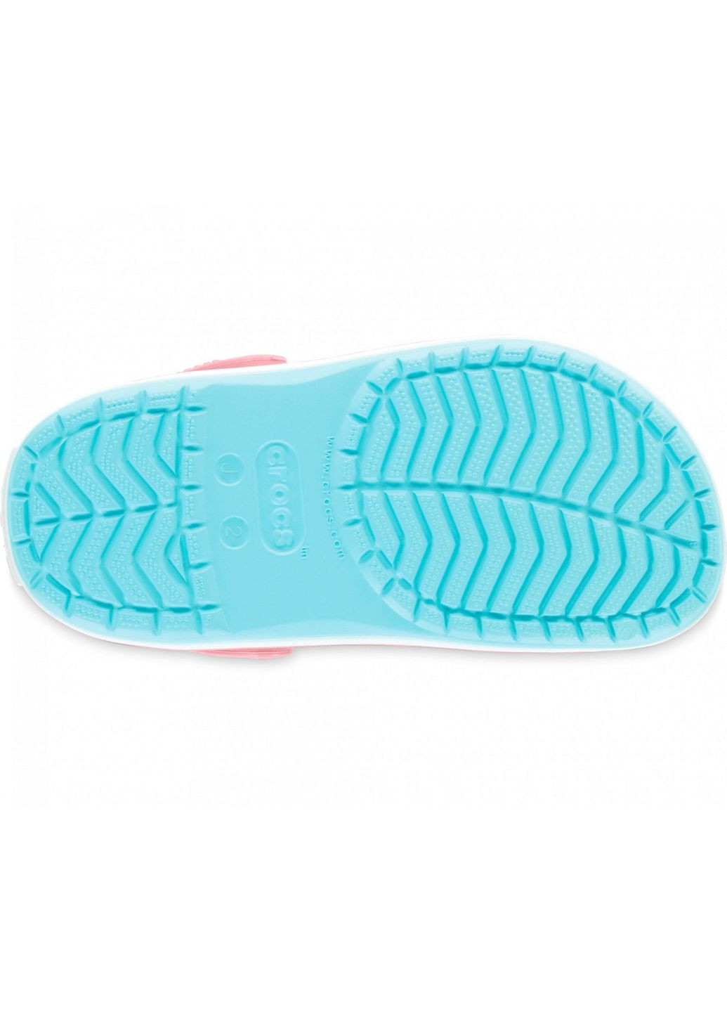 Голубые кроксы kids crocband clog ice blue j1-32.5-20.5 см 204537 Crocs