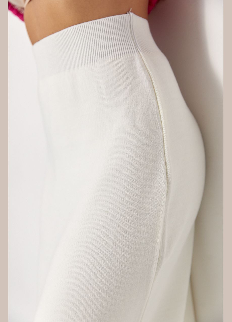 Тепла в'язана спідниця міді Lurex (308725396)