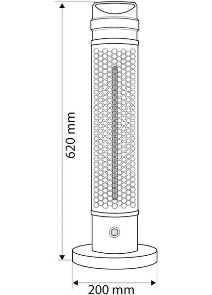 Обігрівач інфрачервоний IP44 (90-035) Neo Tools (362945814)